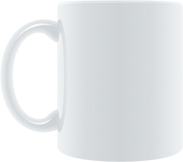 Blank White Coffee Mug PNG image