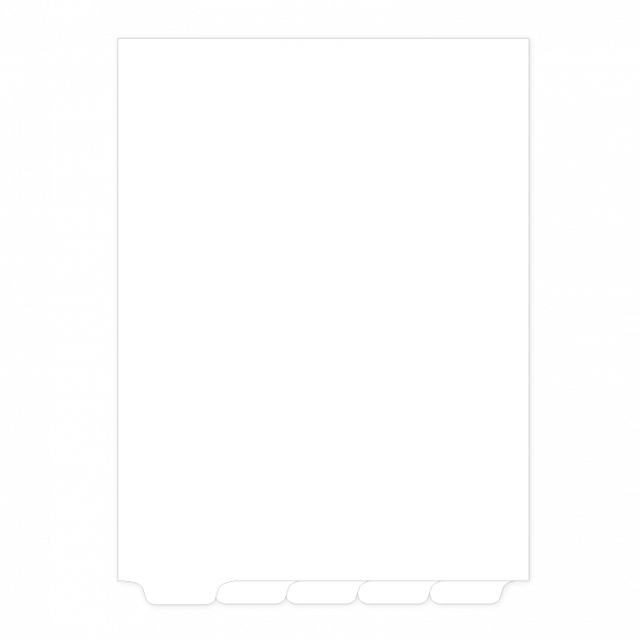 Blank White Paper Sheet PNG image