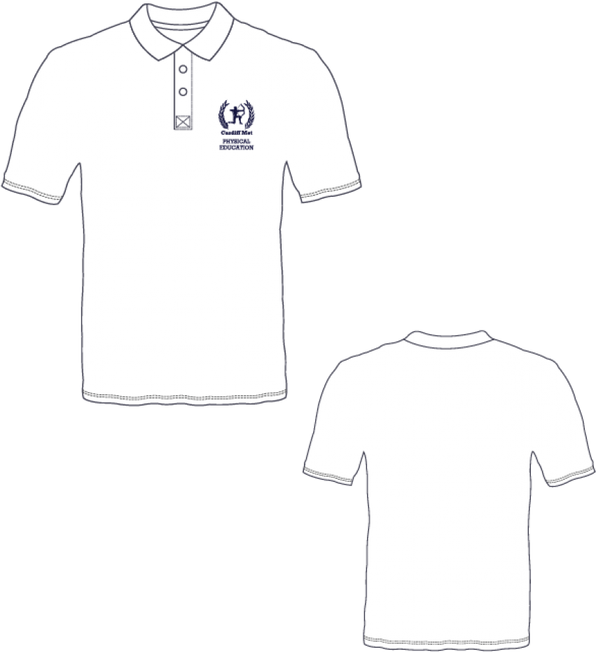 Blank White Polo Shirt Template PNG image
