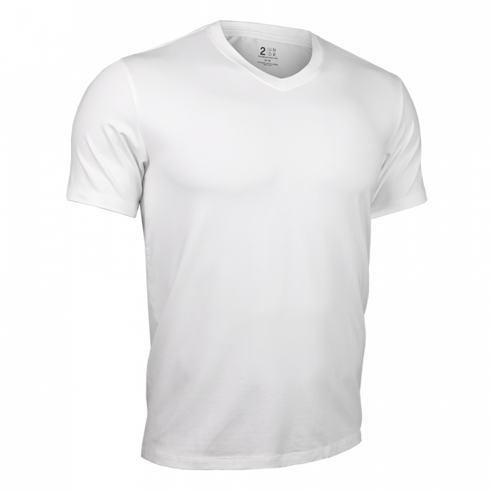 Blank White T Shirt Mockup PNG image