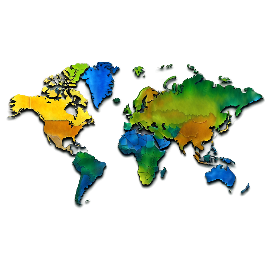 Blank World Map Png 05242024 PNG image