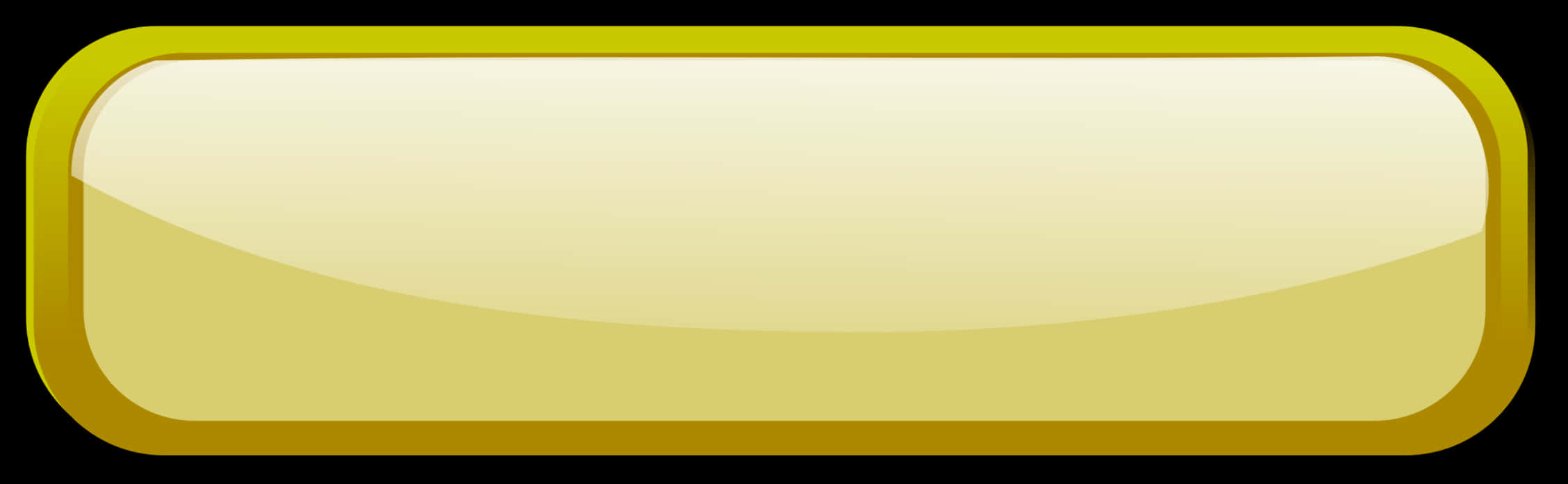 Blank Yellow Button Banner PNG image