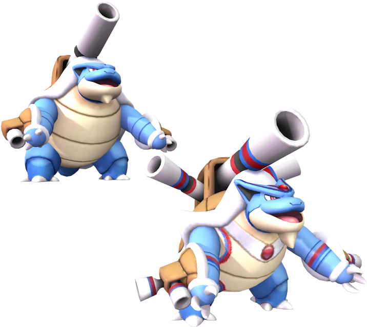 Blastoise Pokemon Action Pose PNG image