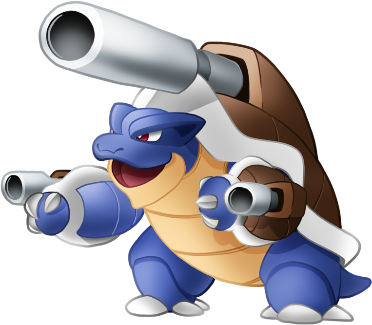 Blastoise Pokemon Character PNG image