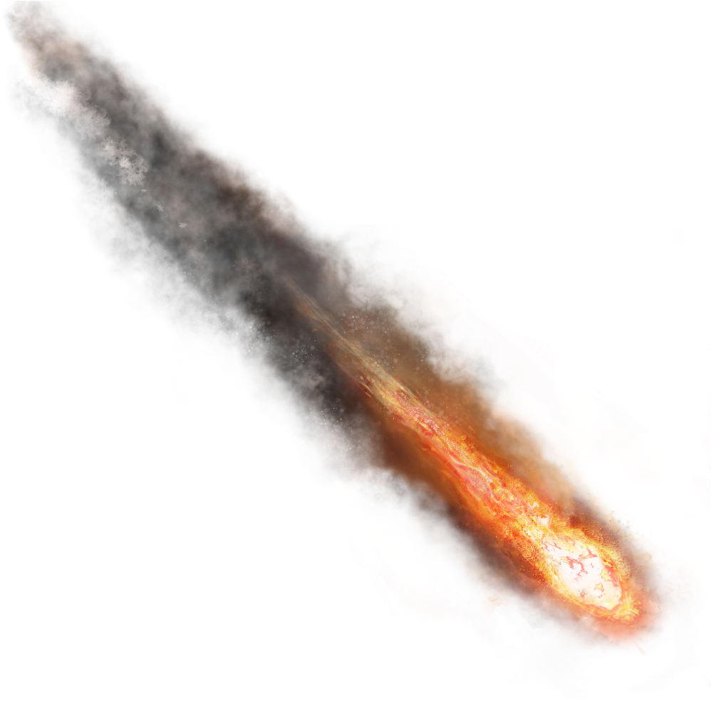 Blazing Comet Artwork PNG image