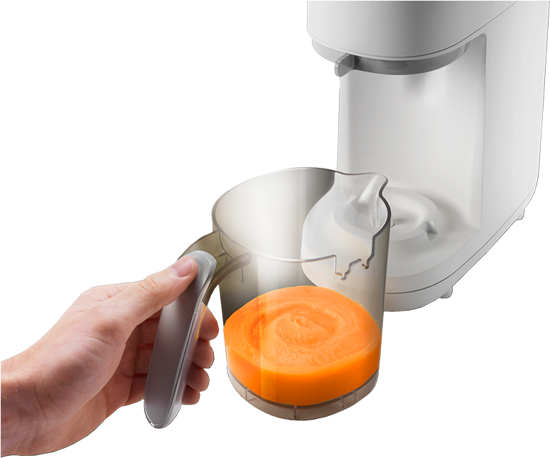 Blender Pouring Carrot Juice PNG image