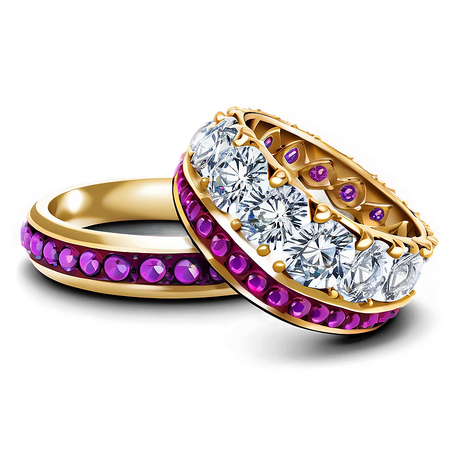 Bling Wedding Rings Png 18 PNG image