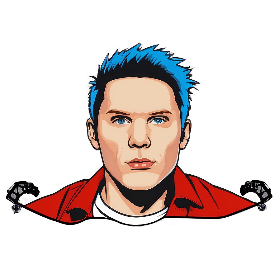 Blink-182 Fan Art Tribute Png 06242024 PNG image