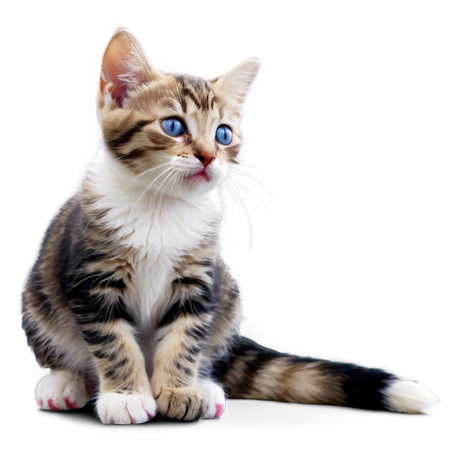 Blissful Kitten Png 5 PNG image