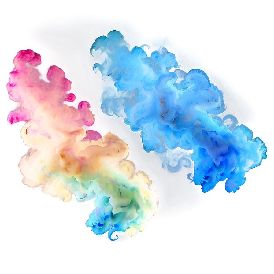 Blissful Smoke Colors Png 4 PNG image