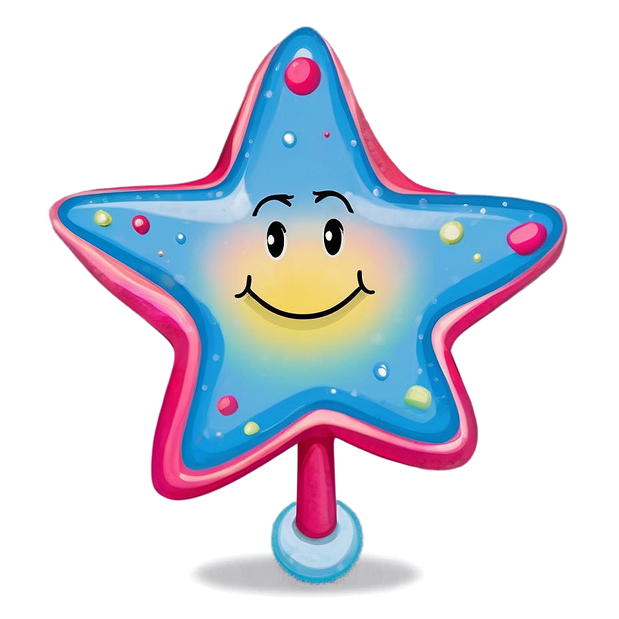 Blissful Star Cute Png 64 PNG image