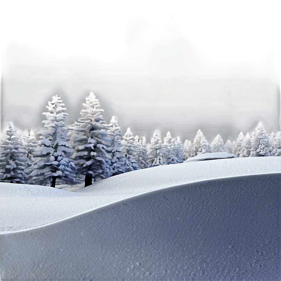 Blizzard White Landscape Png Eem PNG image