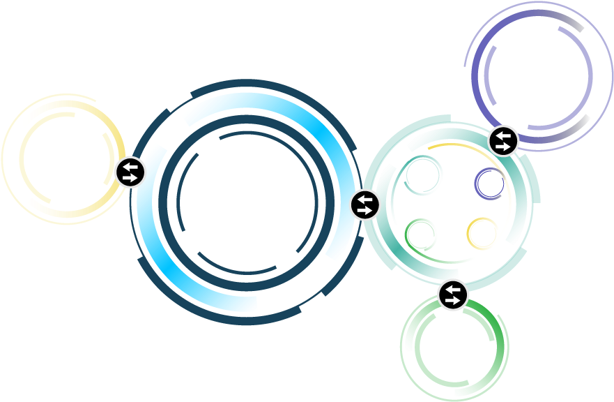 Blockchain Technology Concepts Illustration PNG image