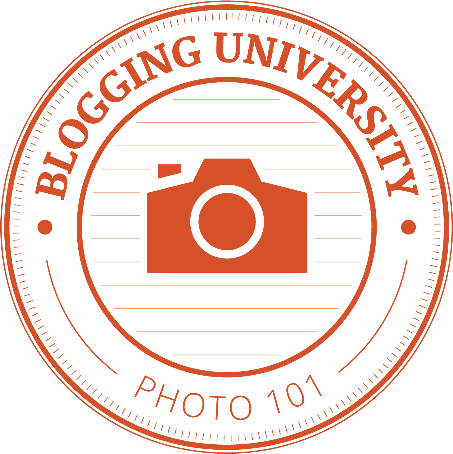 Blogging University Photo101 Badge PNG image