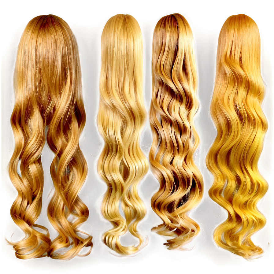 Blond Hair D PNG image