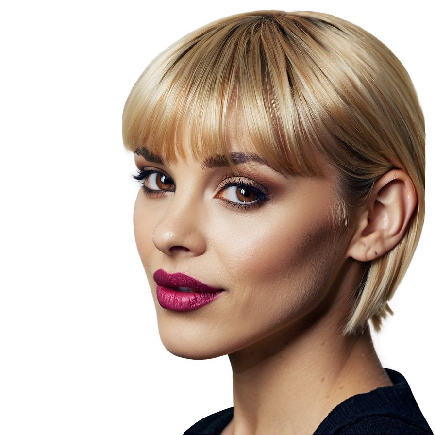 Blonde Bangs Inspiration Png 06282024 PNG image