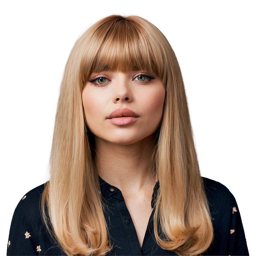 Blonde Bangs Inspiration Png 82 PNG image