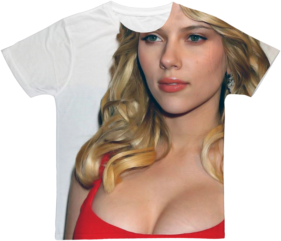 Blonde Celebrity Graphic Tshirt Design PNG image