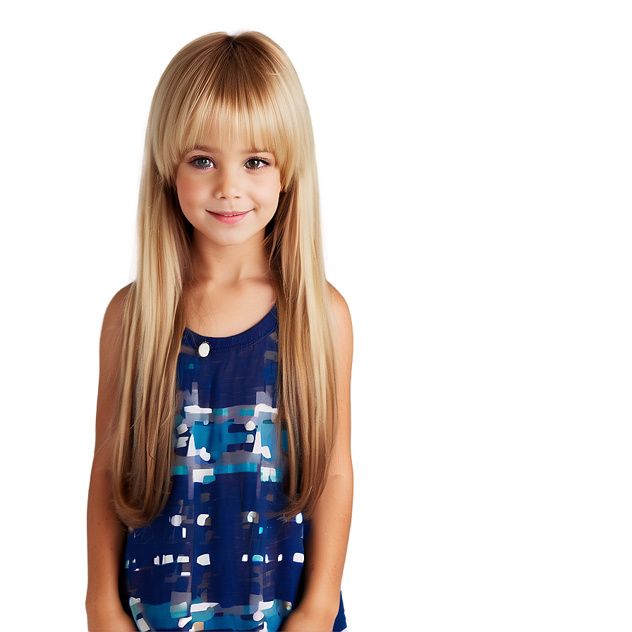 Blonde Girl Hair Png 06132024 PNG image