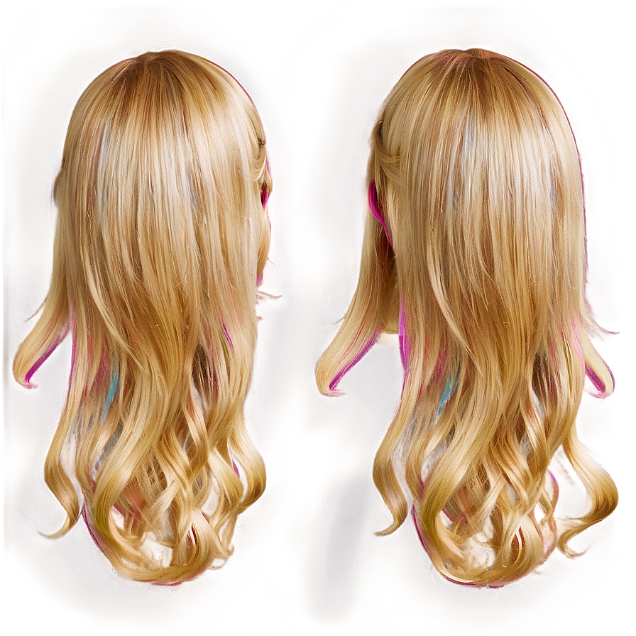 Blonde Hair With Bangs Png 31 PNG image