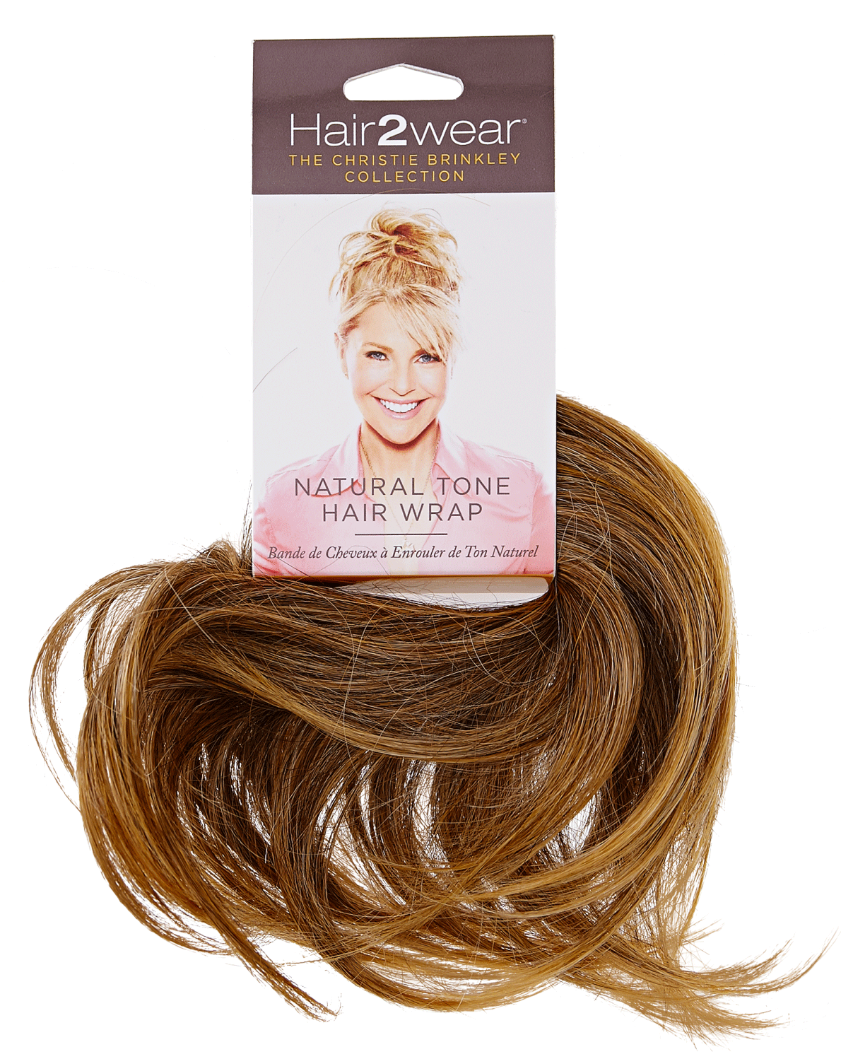 Blonde Hair Wrap Product Packaging PNG image