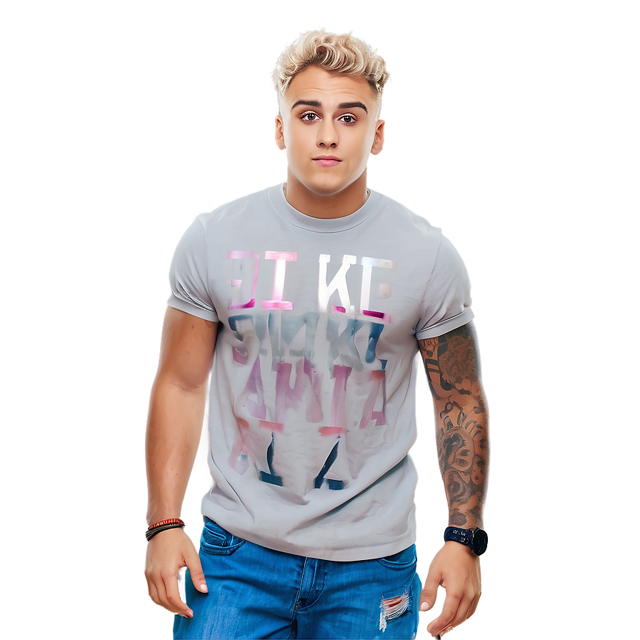 Blonde Manin Casual Wear PNG image