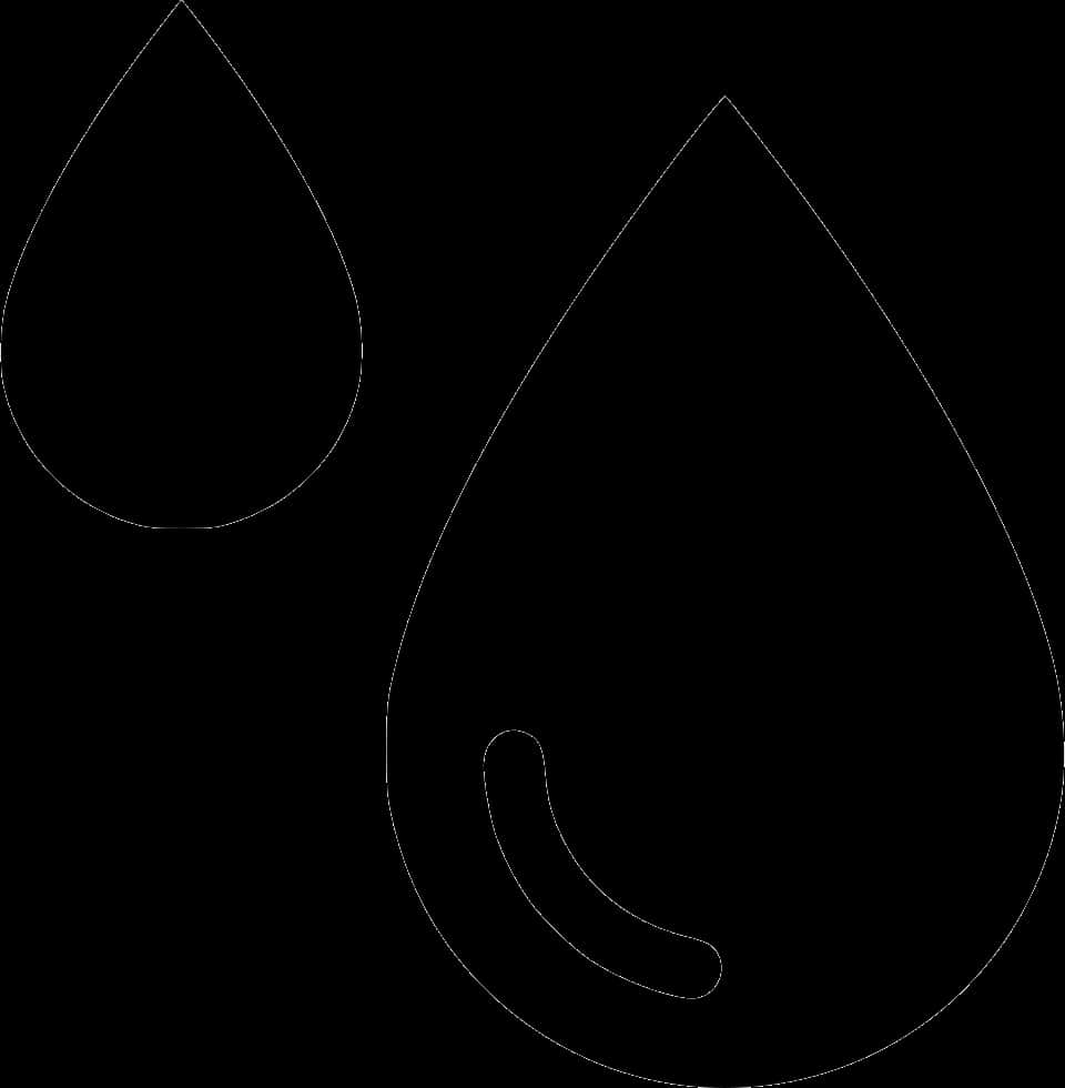 Blood Drop Outline Vector PNG image