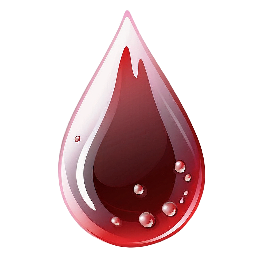 Blood Drop With Gradient Png Pwx72 PNG image