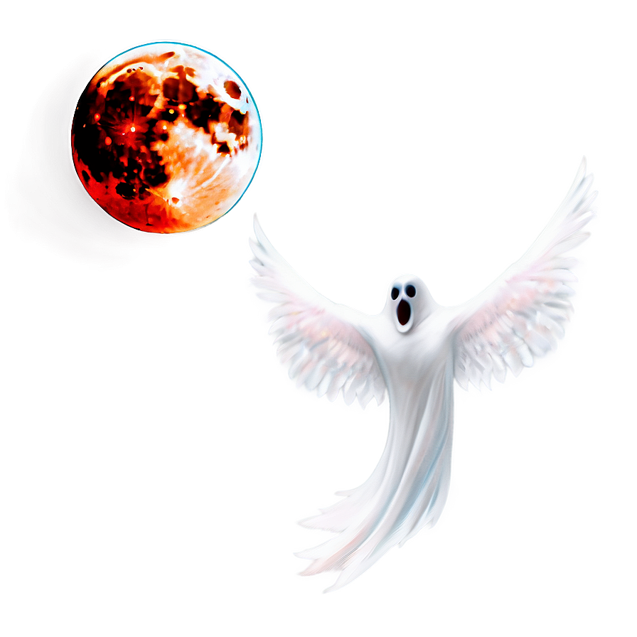 Blood Moon And Ghost Png 06112024 PNG image