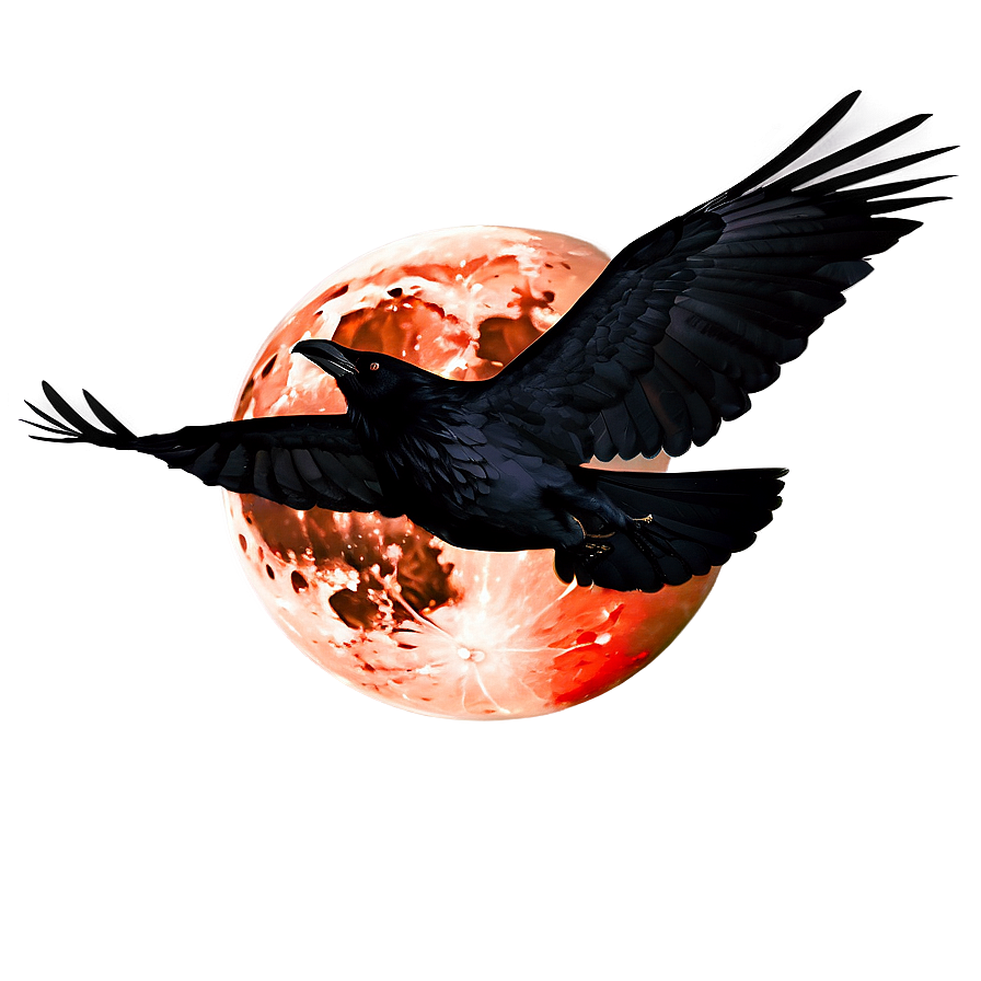 Blood Moon And Raven Png 44 PNG image