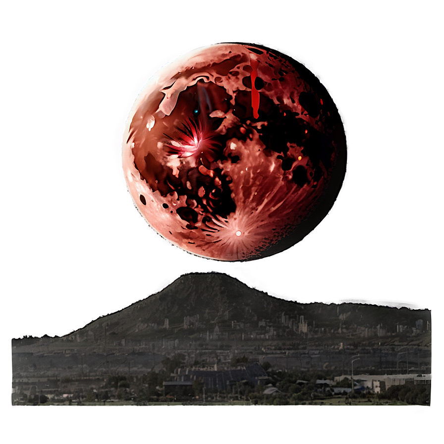 Blood Moon Apocalypse Png 06112024 PNG image