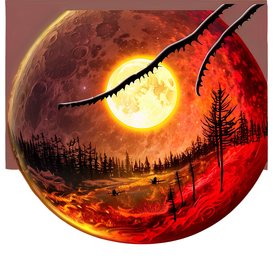 Blood Moon Apocalypse Png Vbk45 PNG image