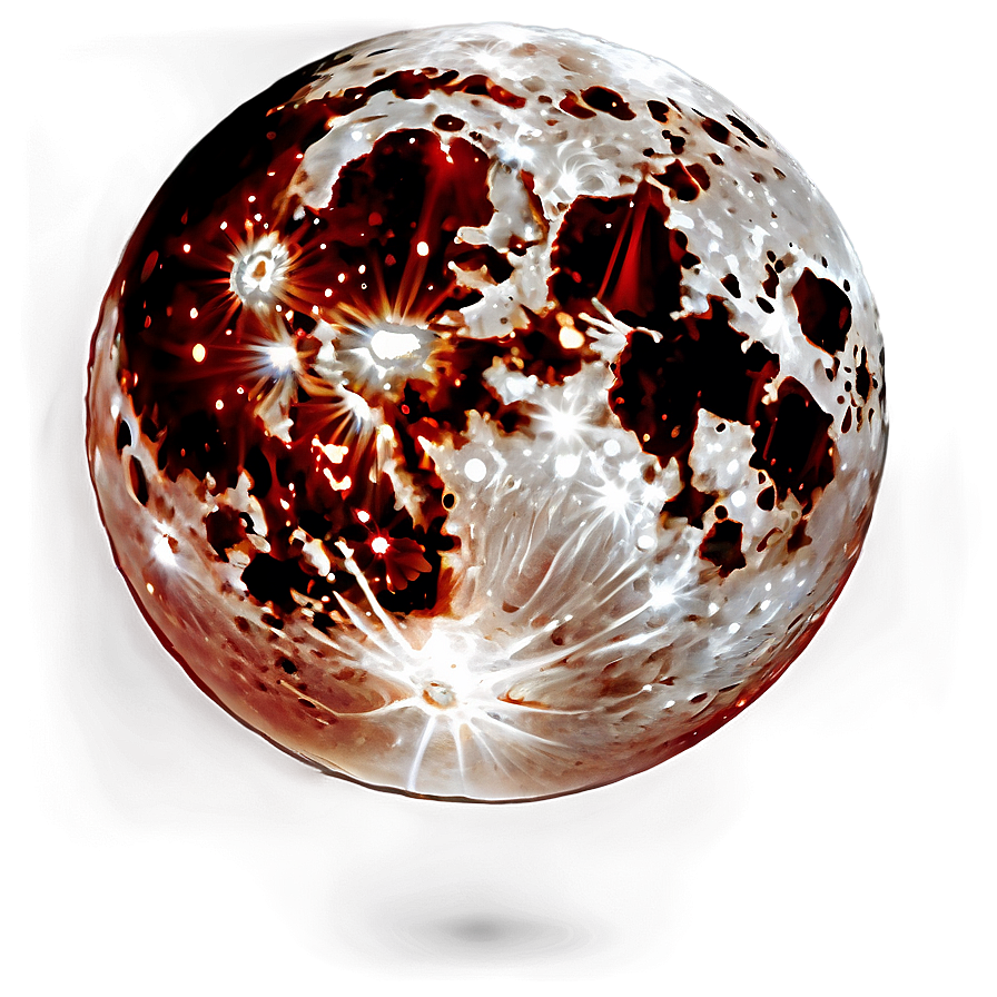 Blood Moon In Dark Sky Png 06112024 PNG image