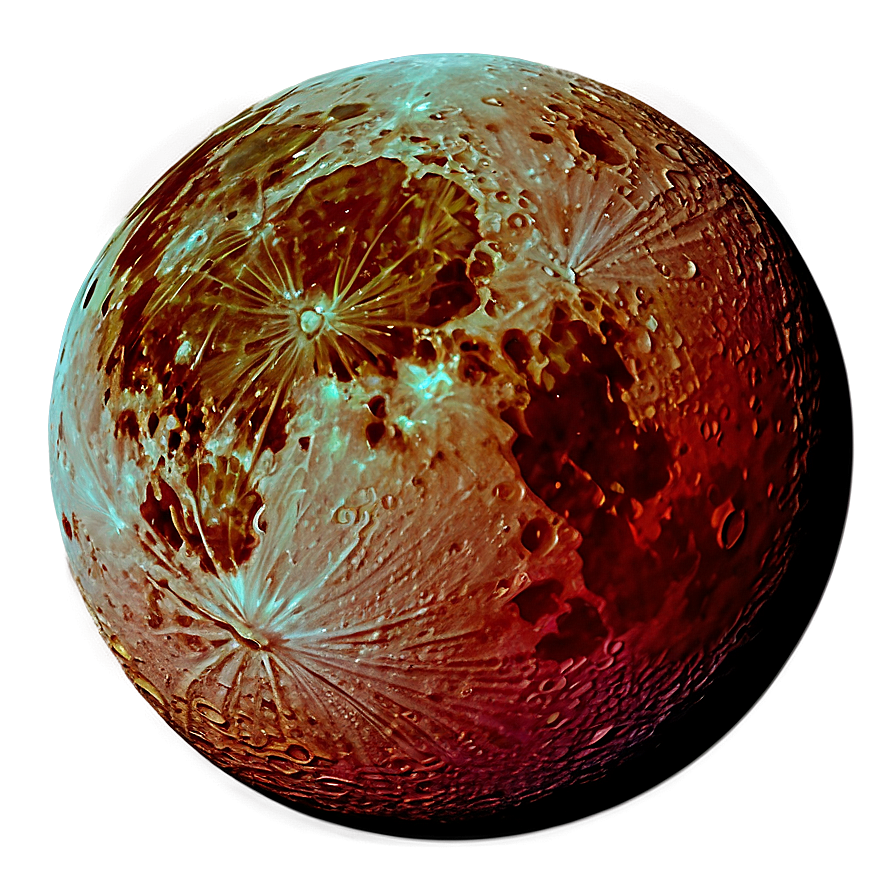 Blood Moon In Dark Sky Png 06112024 PNG image