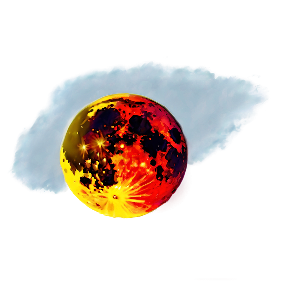 Blood Moon Night Sky Png Yey22 PNG image