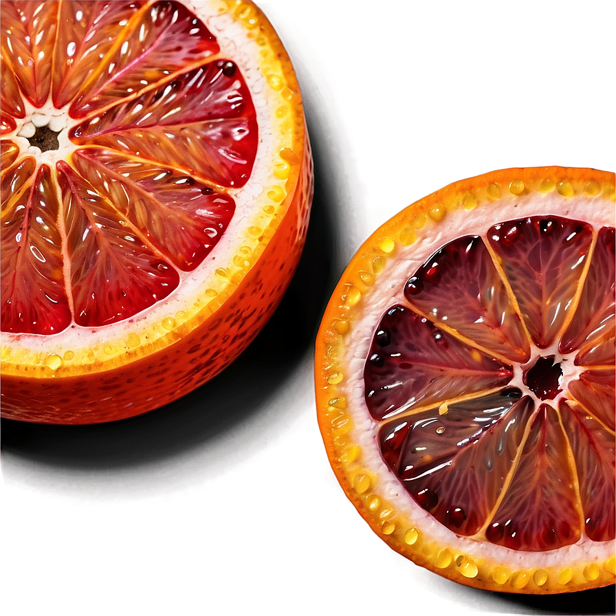 Blood Orange Close-up Png Kvc PNG image