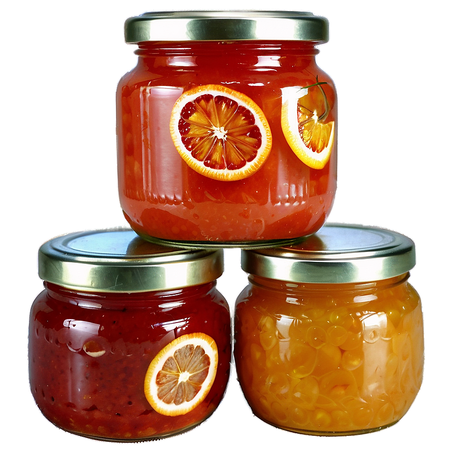 Blood Orange Marmalade Jar Png Yev PNG image