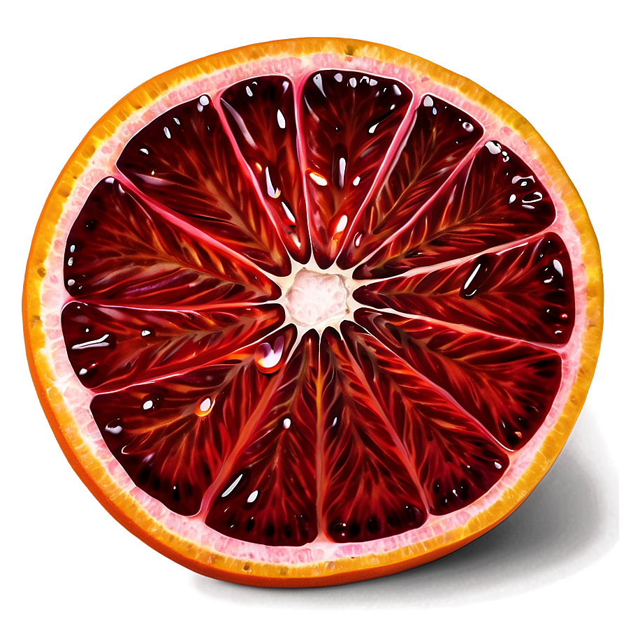 Blood Orange Segment Png 14 PNG image