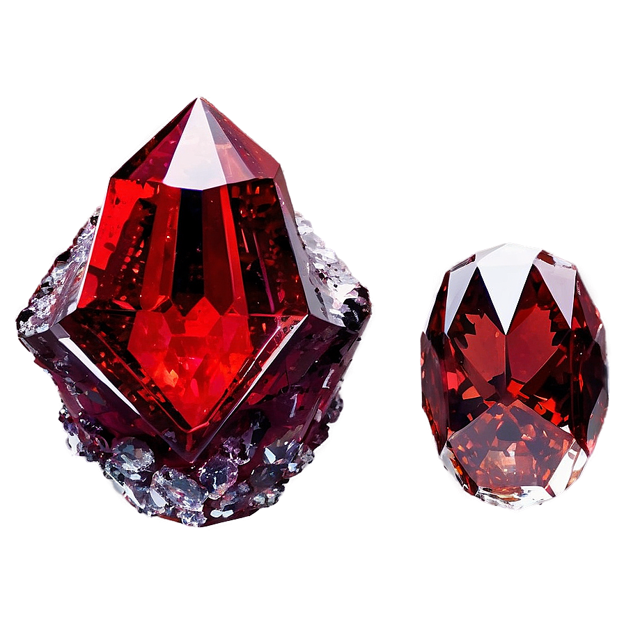 Blood Red Crystal Png 06242024 PNG image