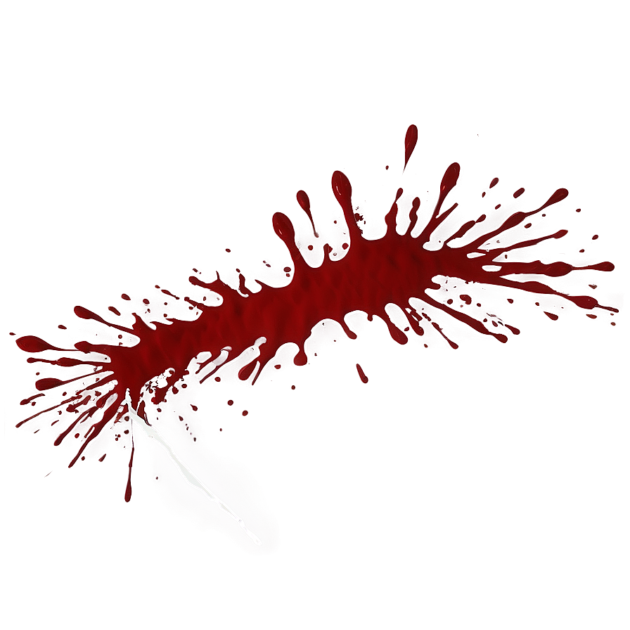 Blood Red Splat Design Png 06262024 PNG image