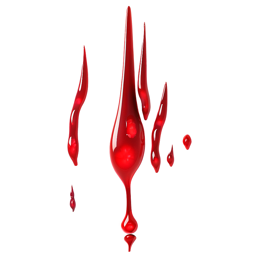 Blood Spatter Droplet Collection Png Cwa PNG image