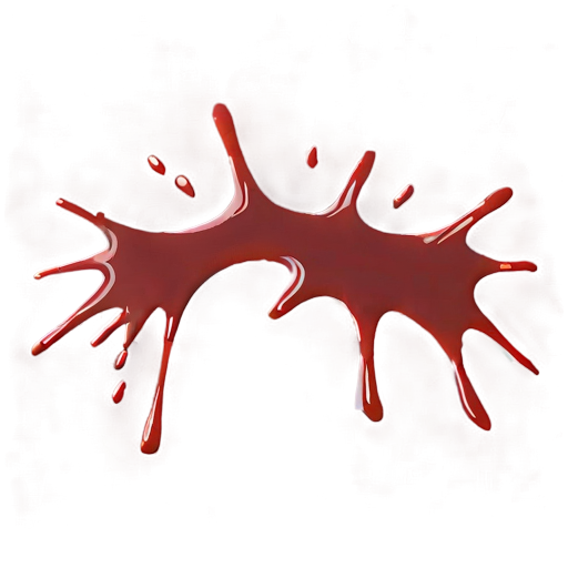 Blood Splatter A PNG image
