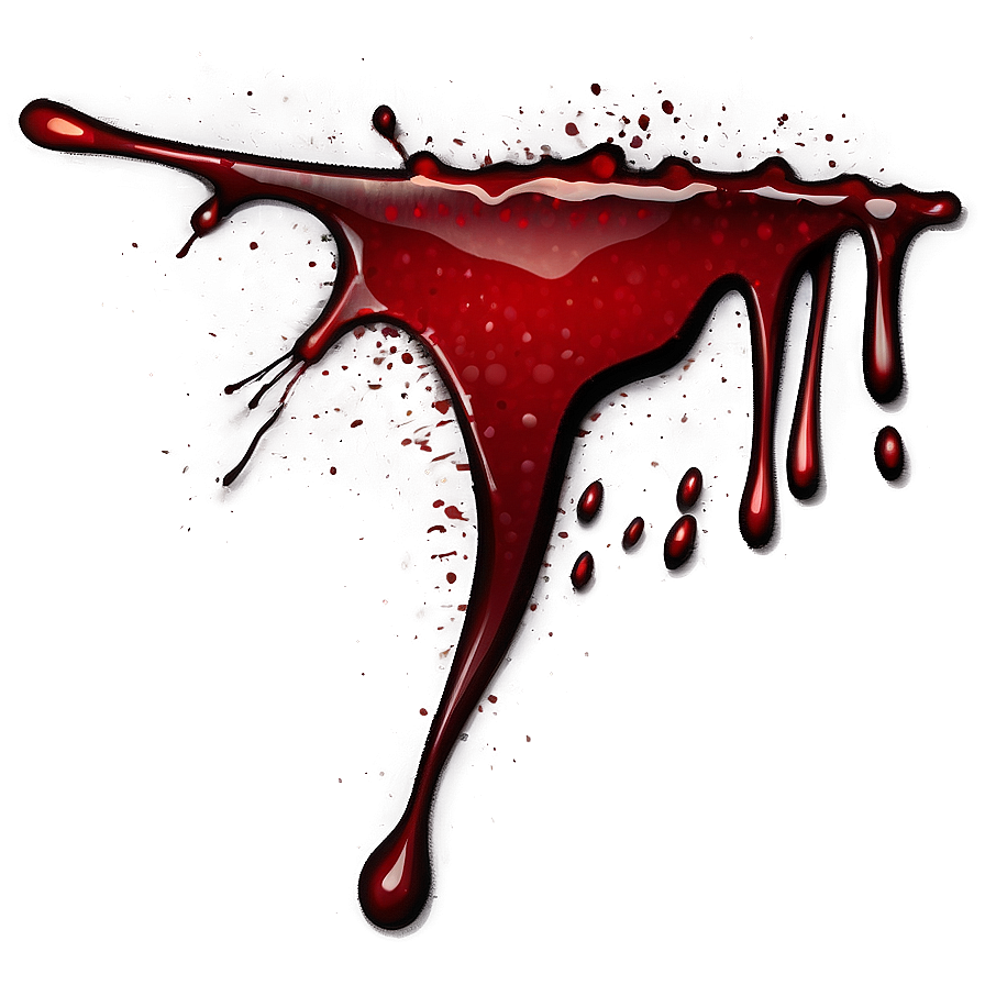 Blood Splatter Artwork Png 04302024 PNG image