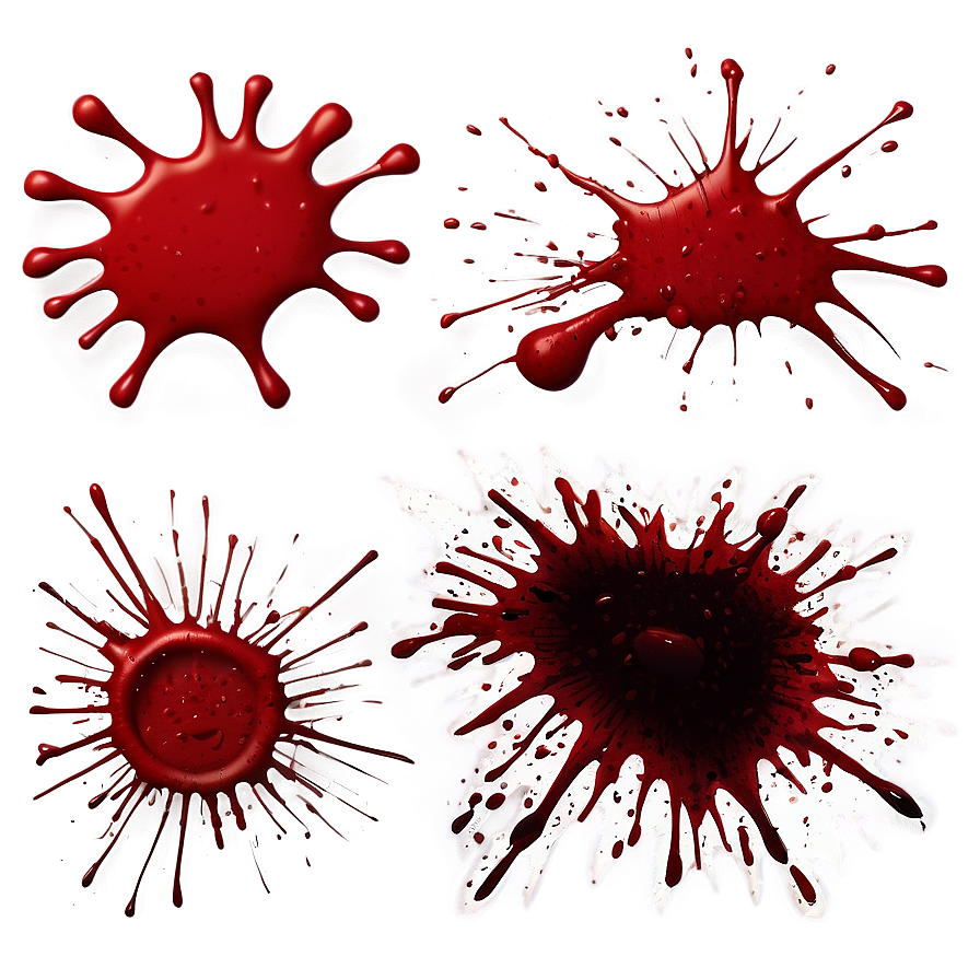 Blood Splatter Clipart Transparent 6 PNG image