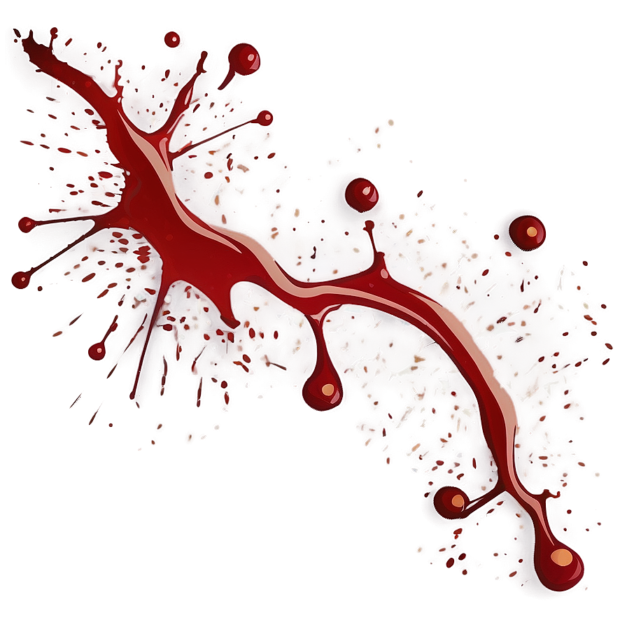 Blood Splatter Clipart Transparent Uwm95 PNG image