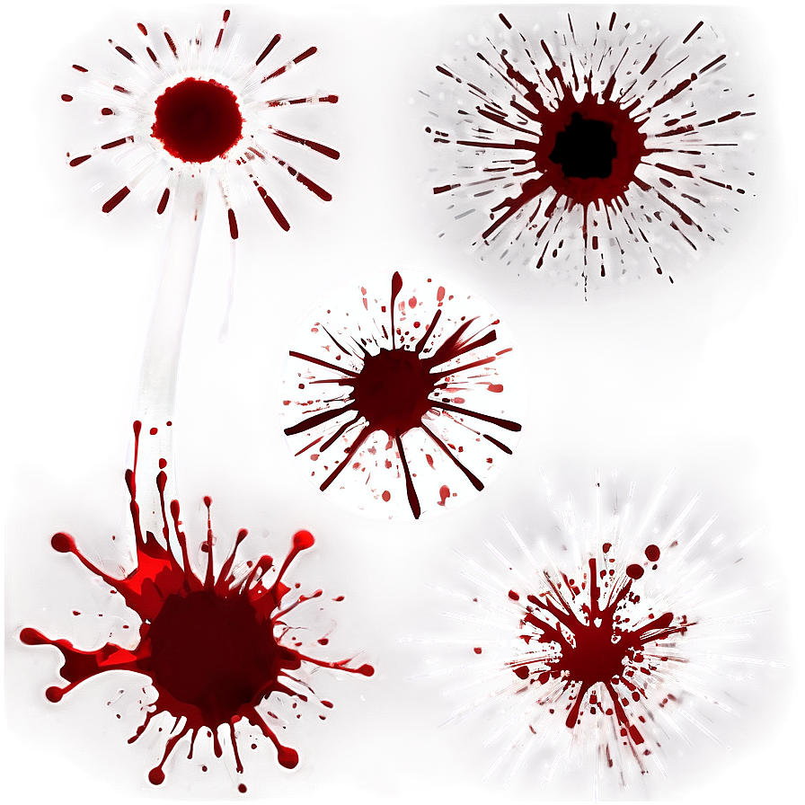 Blood Splatter Collection Png 45 PNG image