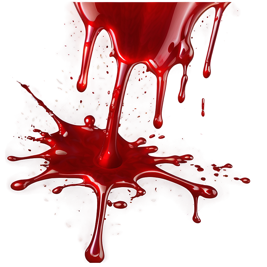 Blood Splatter Png For Crime Scene 8 PNG image