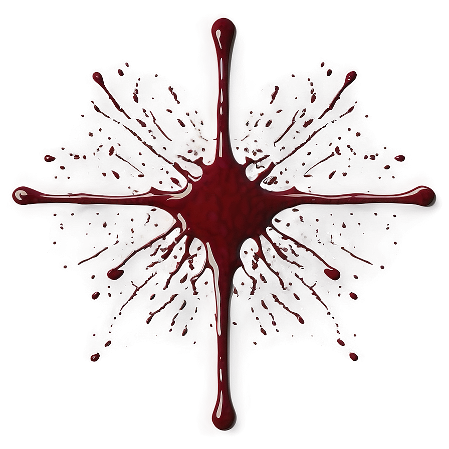 Blood Splatter Png For Design 44 PNG image