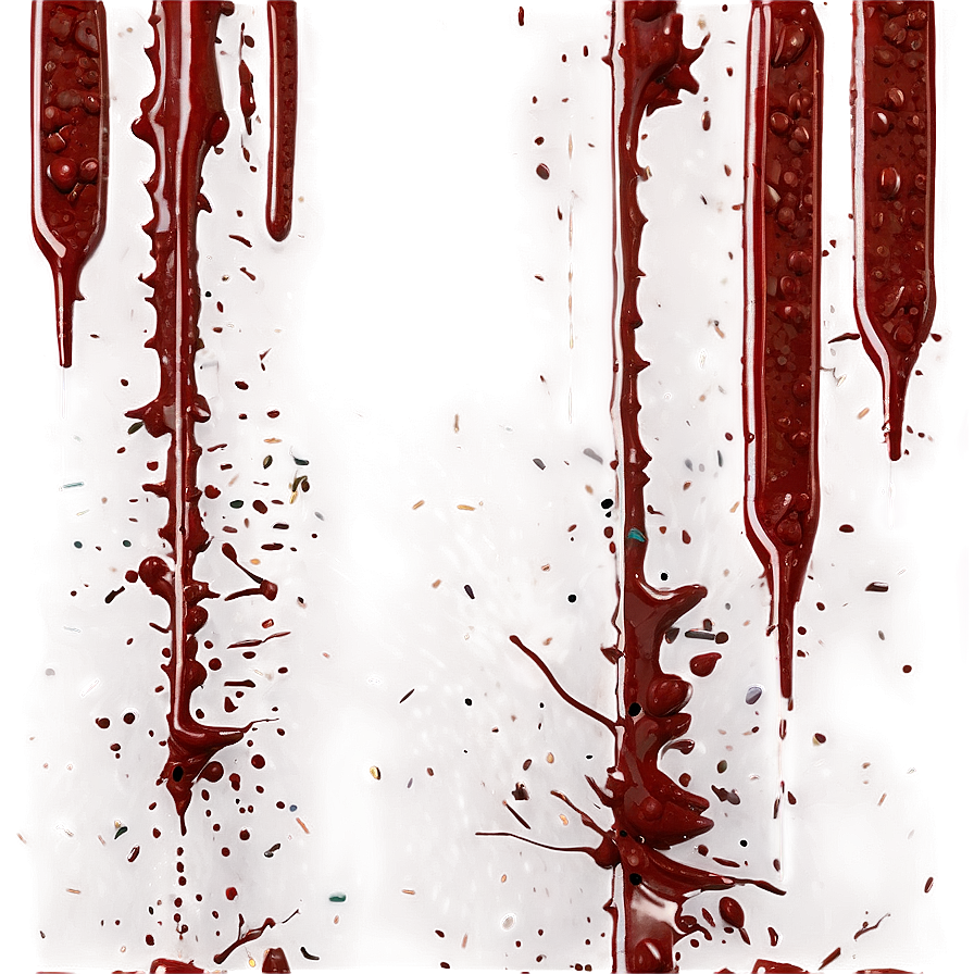 Blood Splatter Transparent Effect 36 PNG image