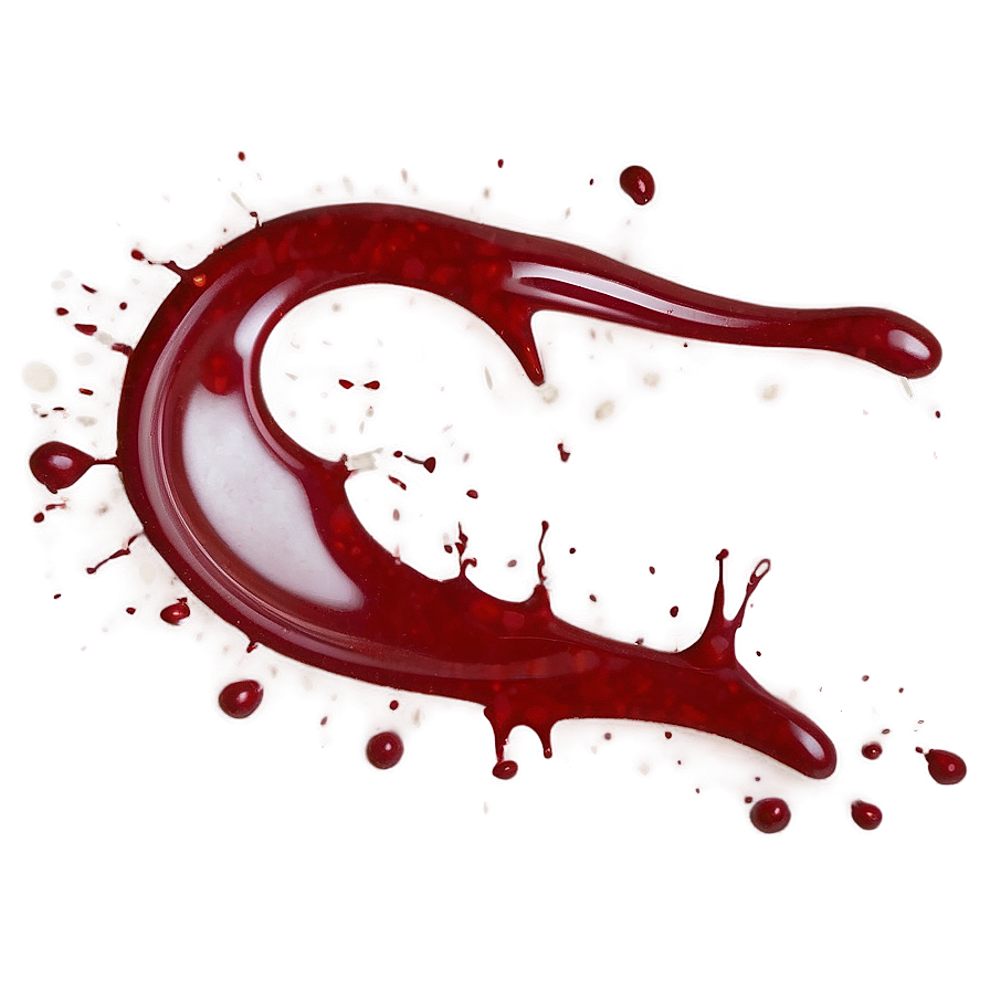 Blood Splatter Transparent For Book Covers 05262024 PNG image